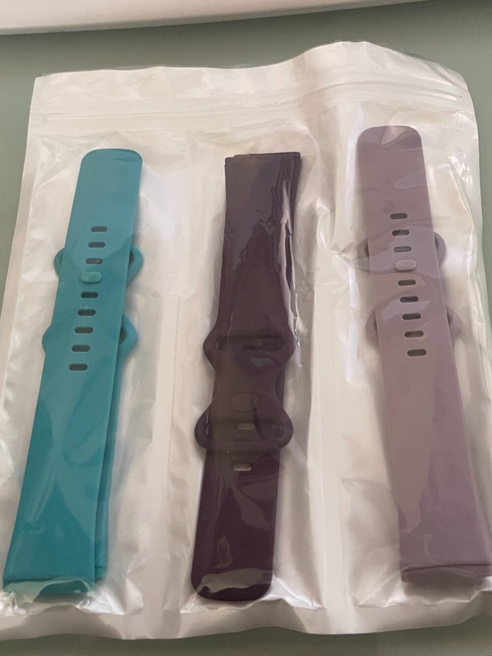 Set of 3 Fitbit Sense/Sense 2 or Versa 3/4 Band Pack Silicone UNUSED